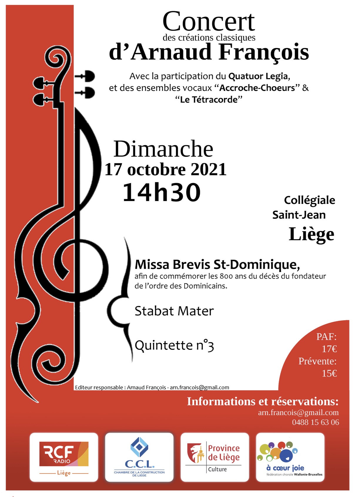 Concert Messe Saint-Dominique - octobre 2021